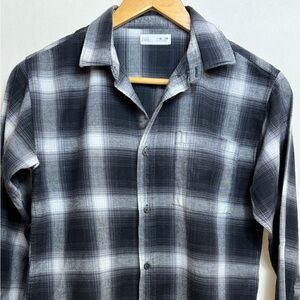 Zara Kids Black and White Checkered Shirt